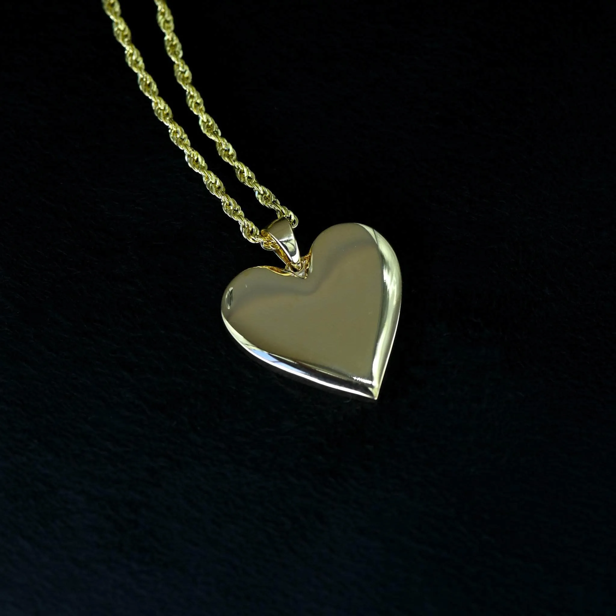 10k Gold Heart Necklace