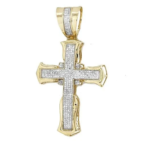 10KY 1.00CTW DIAMOND CROSS