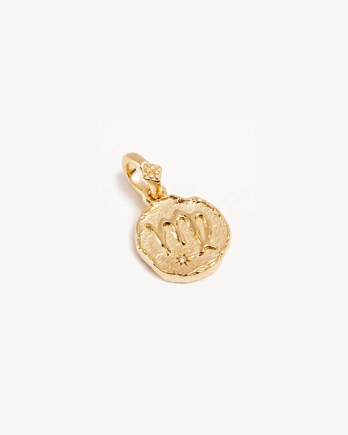 18k Gold Vermeil Cosmic Love Zodiac Annex Link Pendant - Virgo