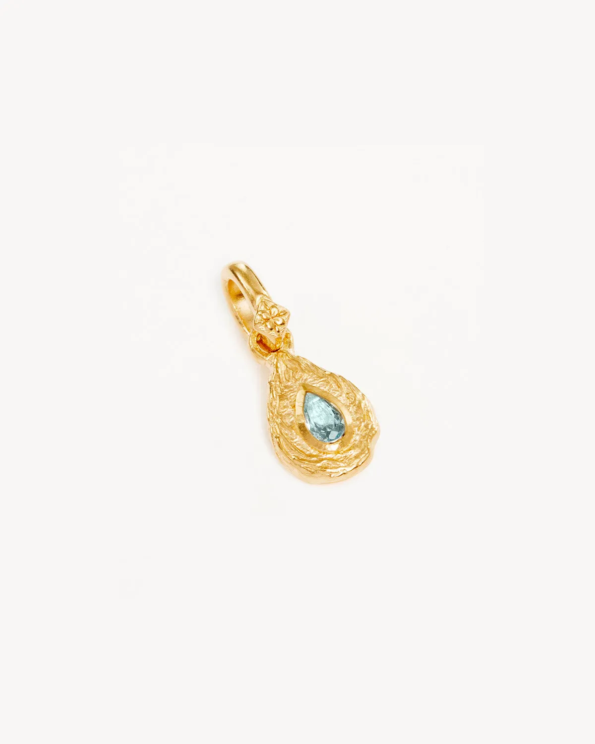 18k Gold Vermeil With Love Birthstone Annex Link Pendant - March