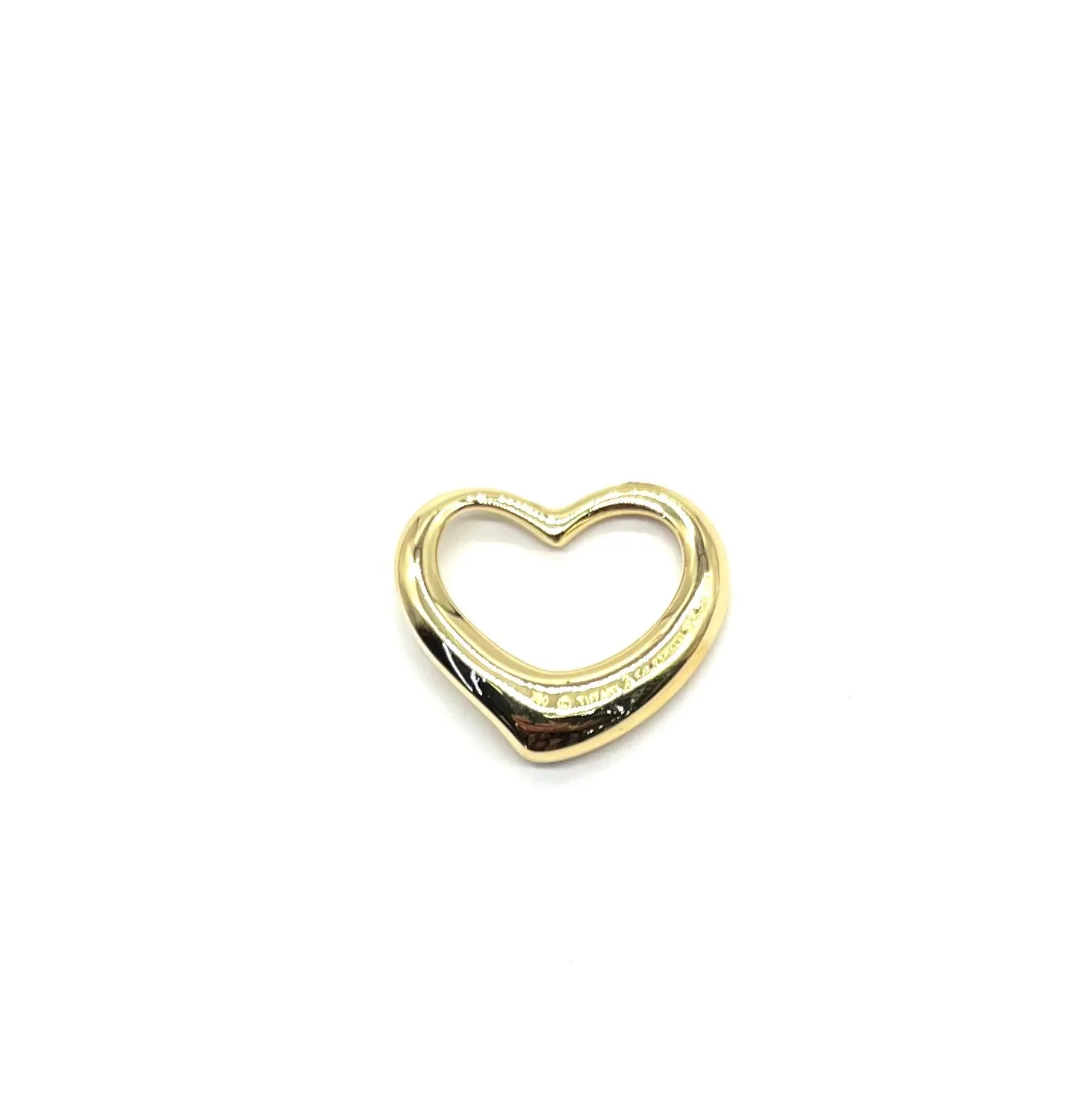 18k Tiffany & Co Puffed Heart Pendant