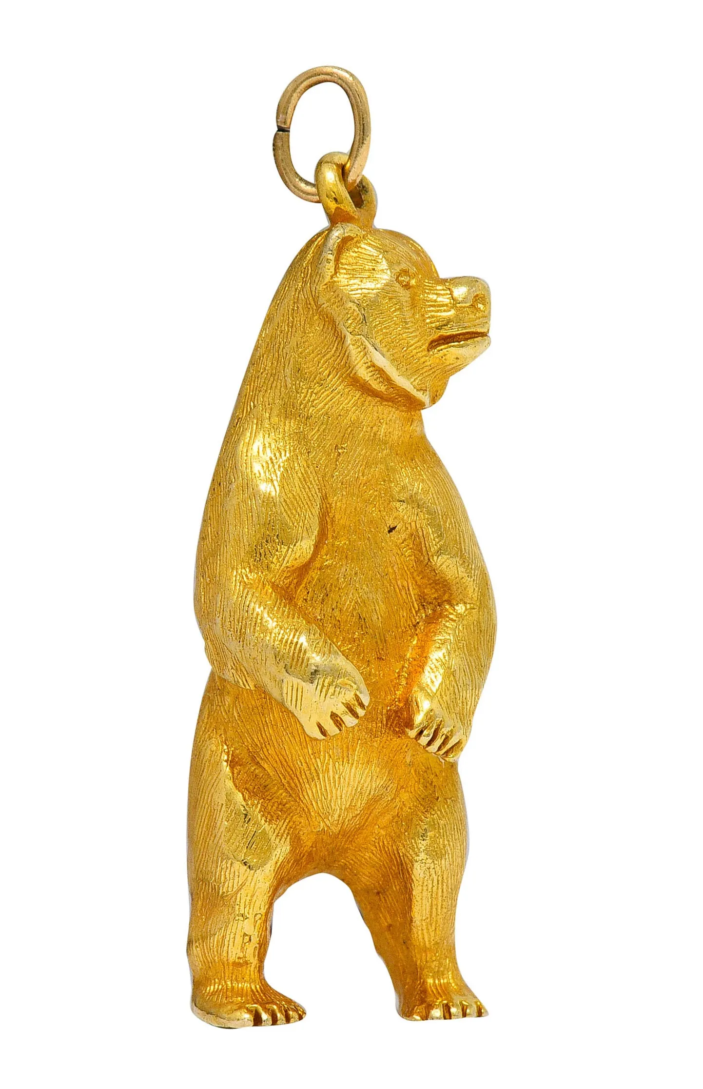 1970's Vintage 14 Karat Gold Grizzly Bear Charm