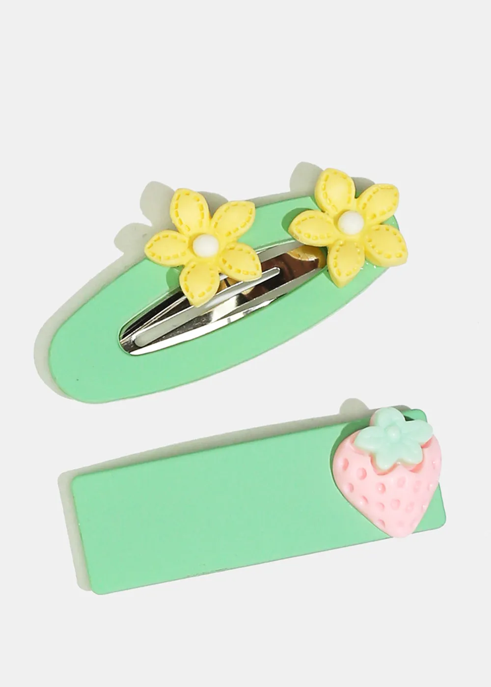 2-Piece Flower & Fruit Hairpins