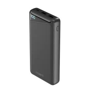 20,000 mAh Power Bank - Black