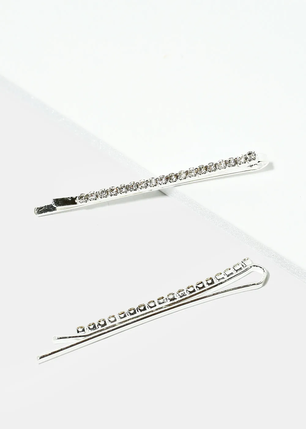 4-Piece Rhinestone-Studded Hair Pins