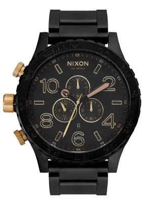 51-30 Chrono - Matte Black / Gold