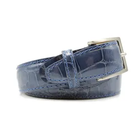 70-100-DNM ALLIGATOR Belt, Denim