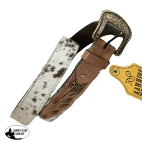 A8124 - 40" Hand Tooling Leather Cowhide Belt