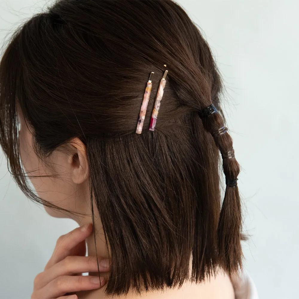 Acetate Marble Hairpin Set