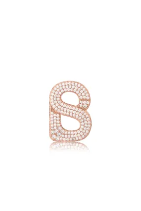 Elegant Alva Ring Brooch in Rose Gold