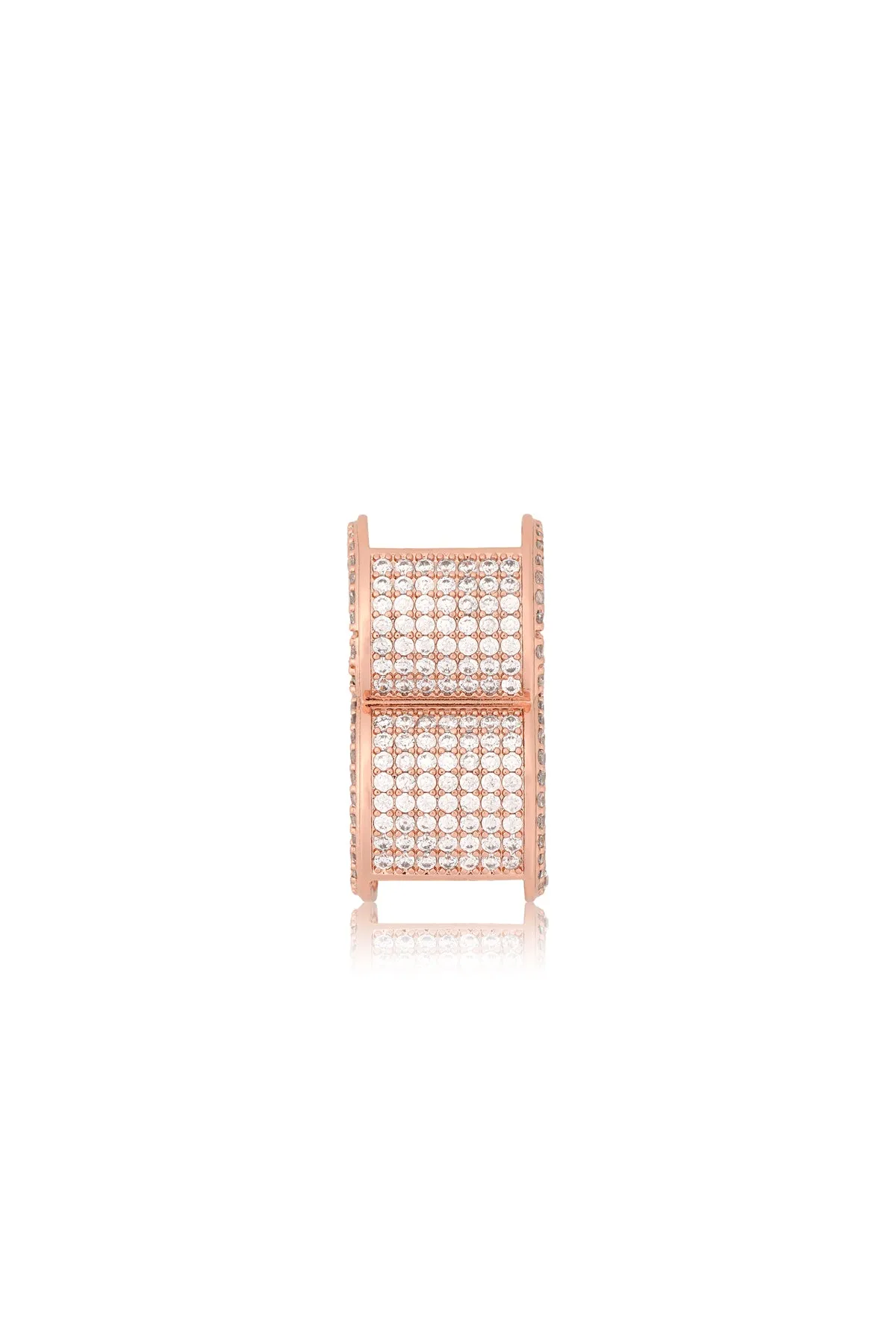 Elegant Alva Ring Brooch in Rose Gold