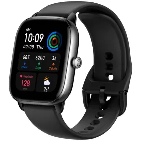 Amazfit GTS 4 Mini Smart Watch (42mm) Midnight Black Aluminum Case With Midnight Black Silicone Strap