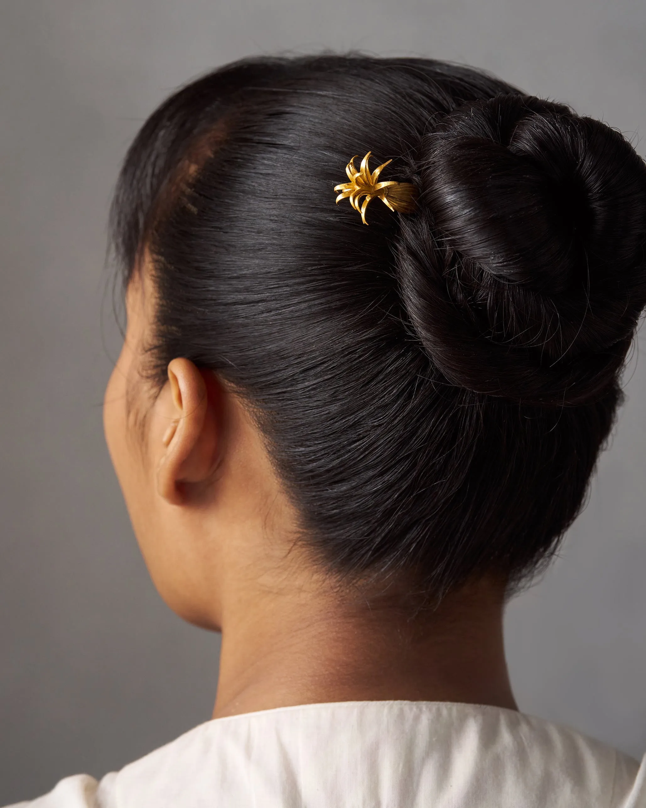 Ananas Hair Pin - Gold