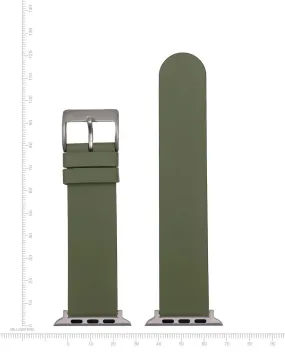 Apple-Compatible Watch Band - Goma Natural Rubber - Green