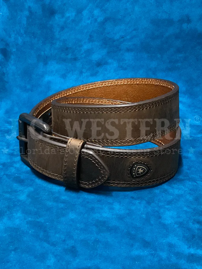 Ariat A1012702 Mens Leather Belt Dark Brown