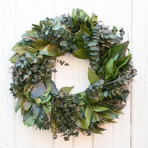 Assorted Greenery Wreath ~ 3 Styles