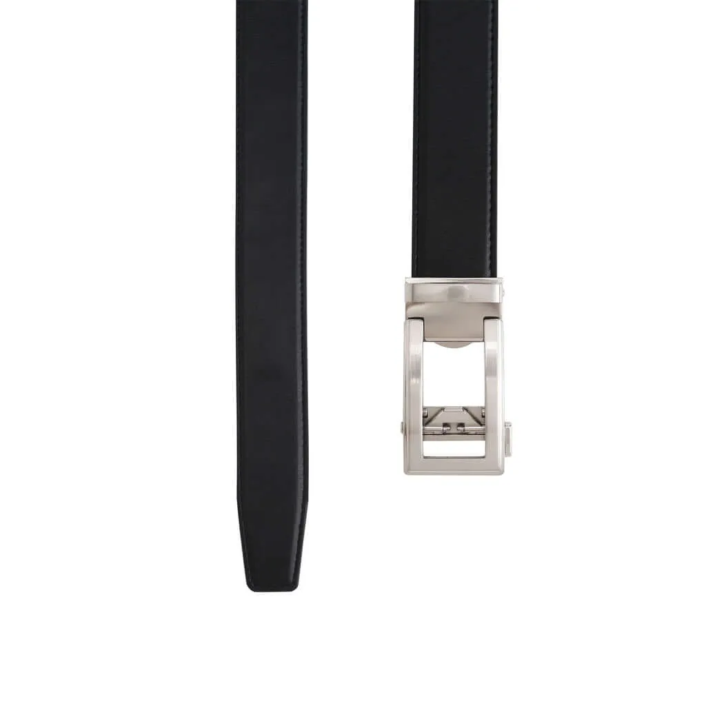 Auto 1 Vegan Belt - Silver only sizes 30,32,34, Matte Black assorted sizes available