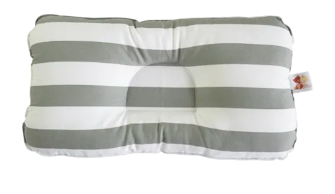 Babycuddle Head Pillow - Big Stripes in Khaki