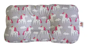 Babycuddle Head Pillow - Little Unicorn in Gray