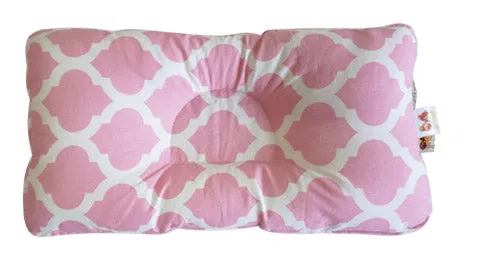 Babycuddle Head Pillow - Quarterfoil in Pink