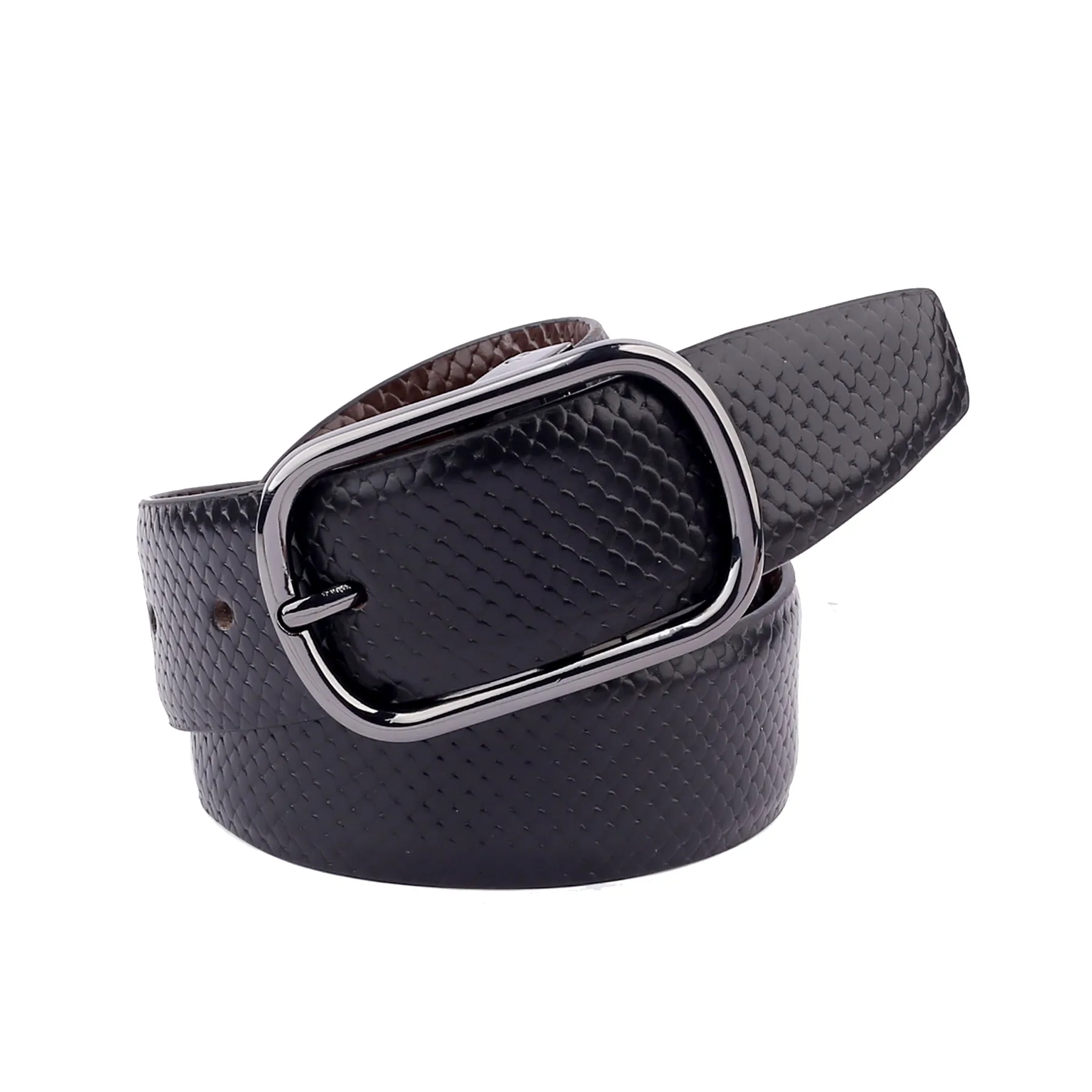 Bacca Bucci Auto reversible dress belt with Genuine Leather