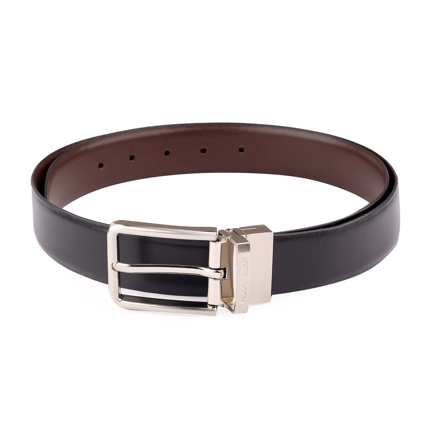 Bacca Bucci Auto reversible dress belt with Genuine Leather