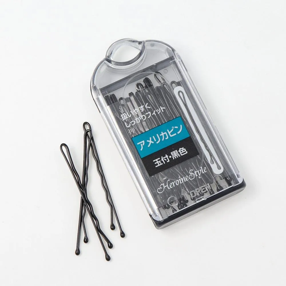 Bobby Pin Set in Black