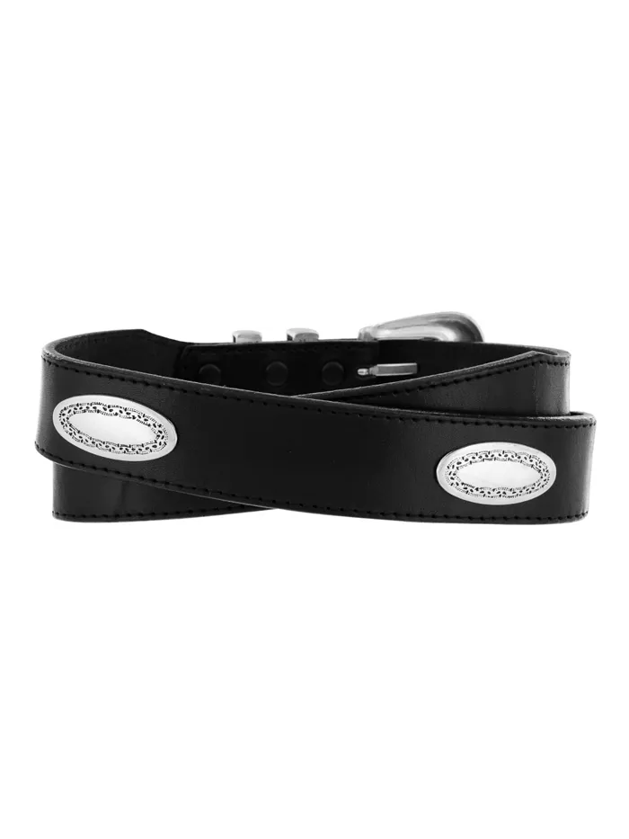 Brighton 39103 Mens Taper Ornament Belt Black