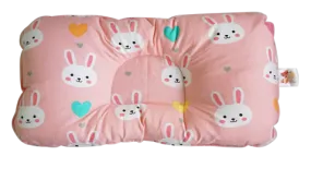 Bunny in Coral Pink -  Babycuddle Head Pillow