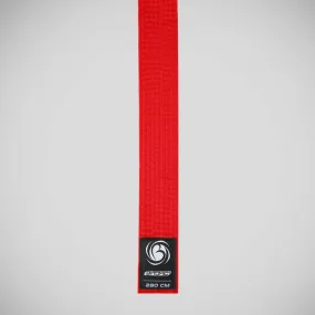 Bytomic Plain Polycotton Martial Arts Belt Pack of 10 Red