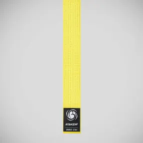 Bytomic Plain Polycotton Martial Arts Belt Pack of 10 Yellow