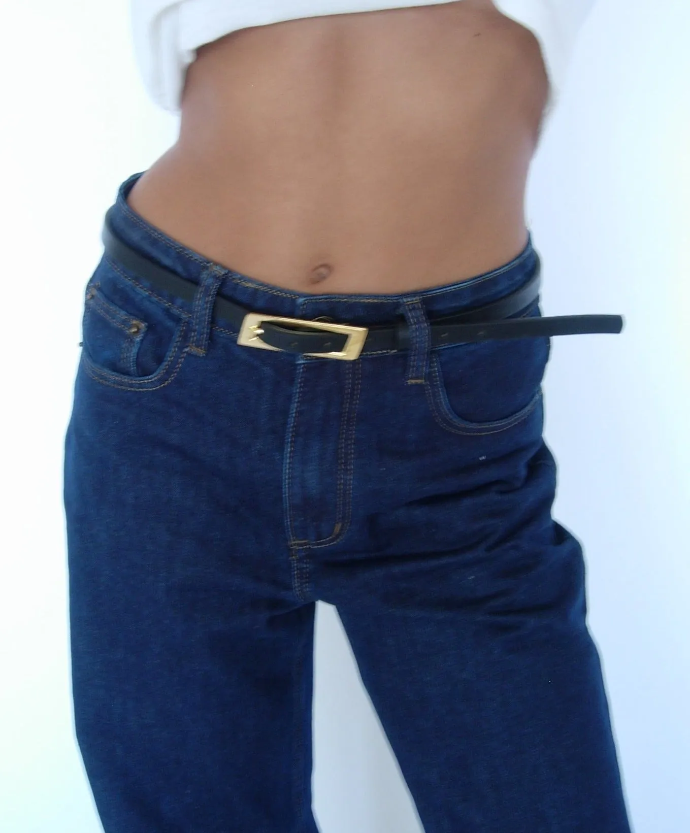 CAPSULE BELT BLACK  GOLD