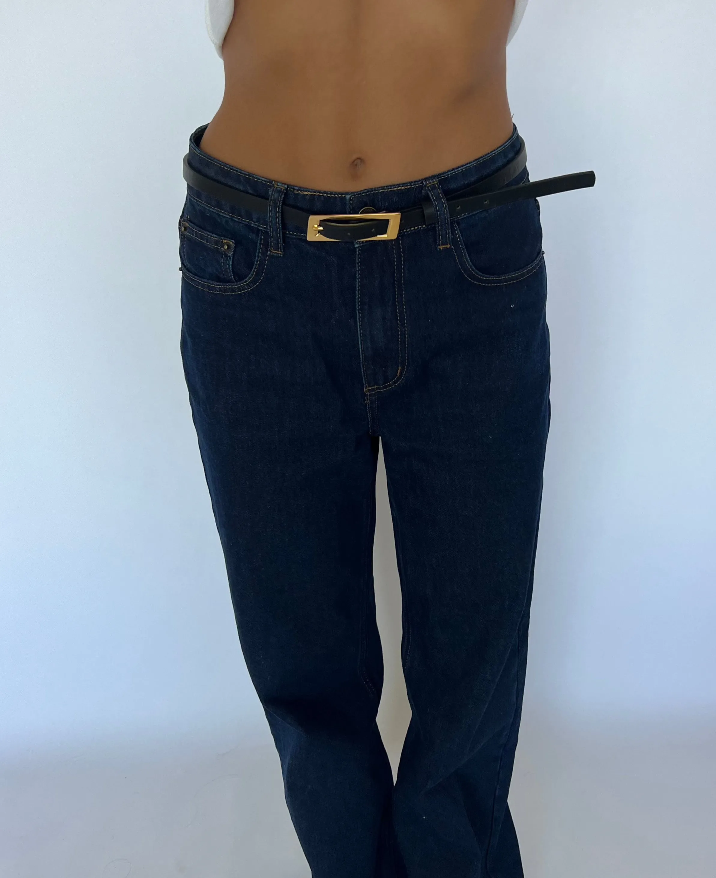 CAPSULE BELT BLACK  GOLD