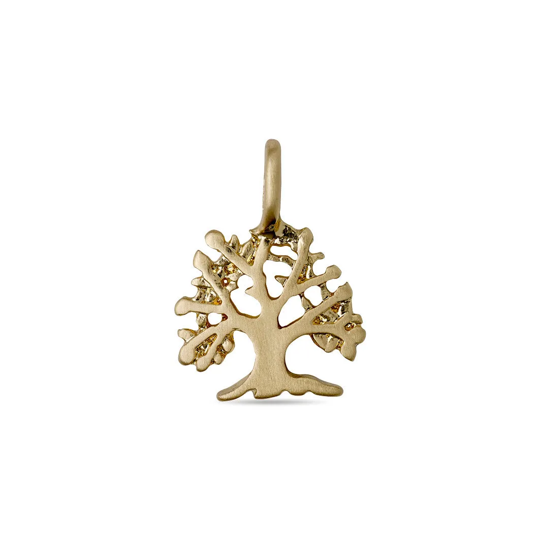 CHARM recycled tree-of-life pendant gold-plated