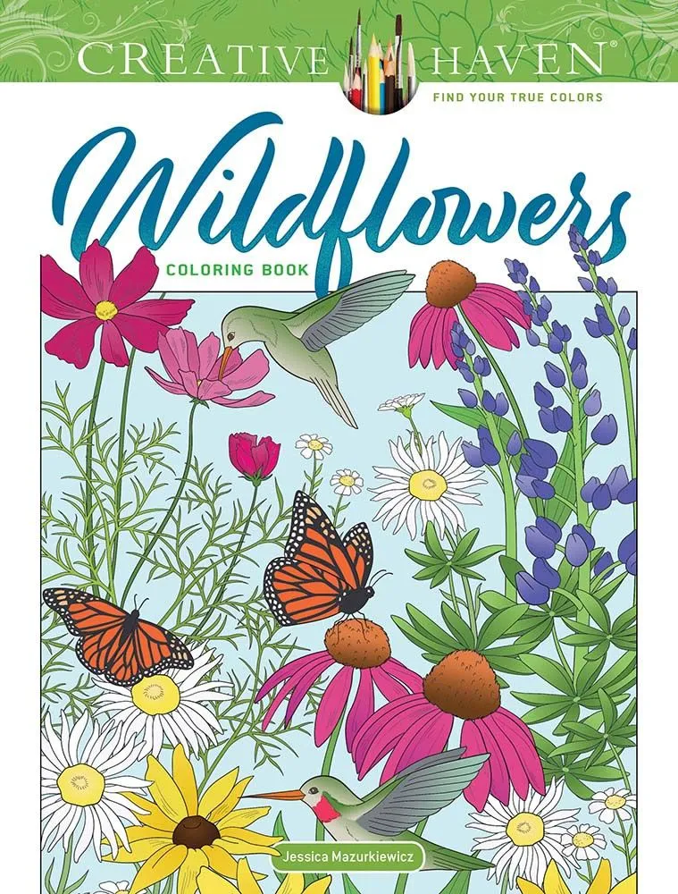 Creative Haven: Wildflowers Coloring Book