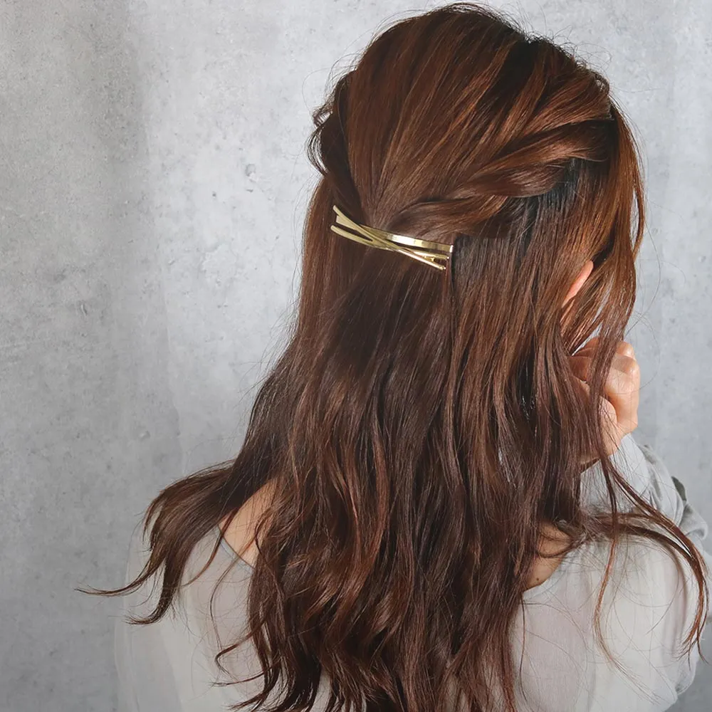 Cross Metal Hairpin