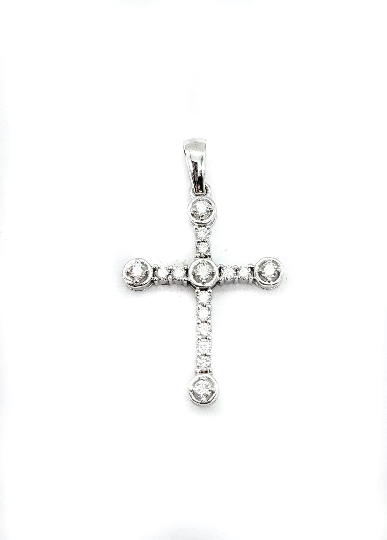 Diamond cross pendant