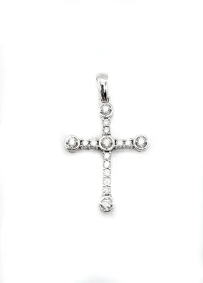 Diamond cross pendant