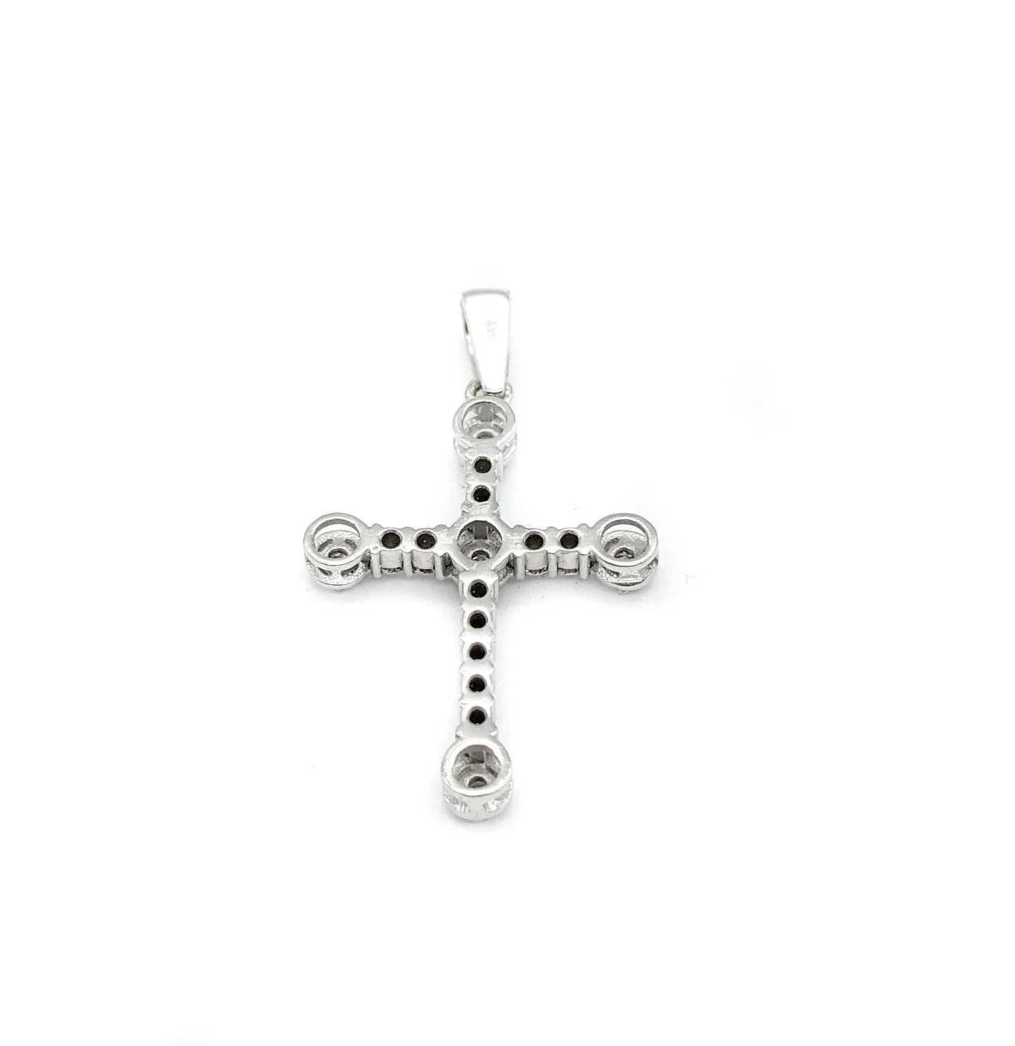 Diamond cross pendant