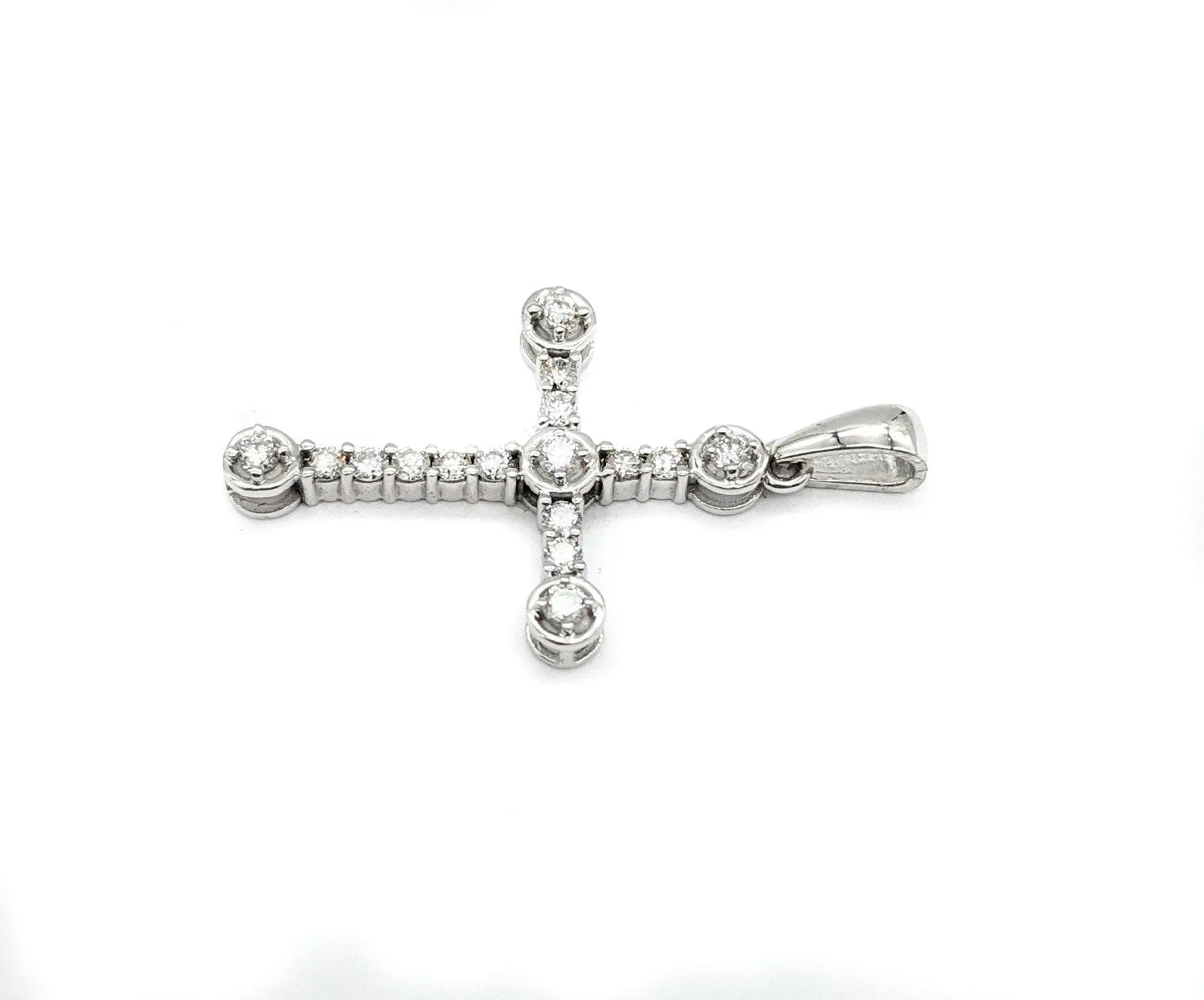 Diamond cross pendant