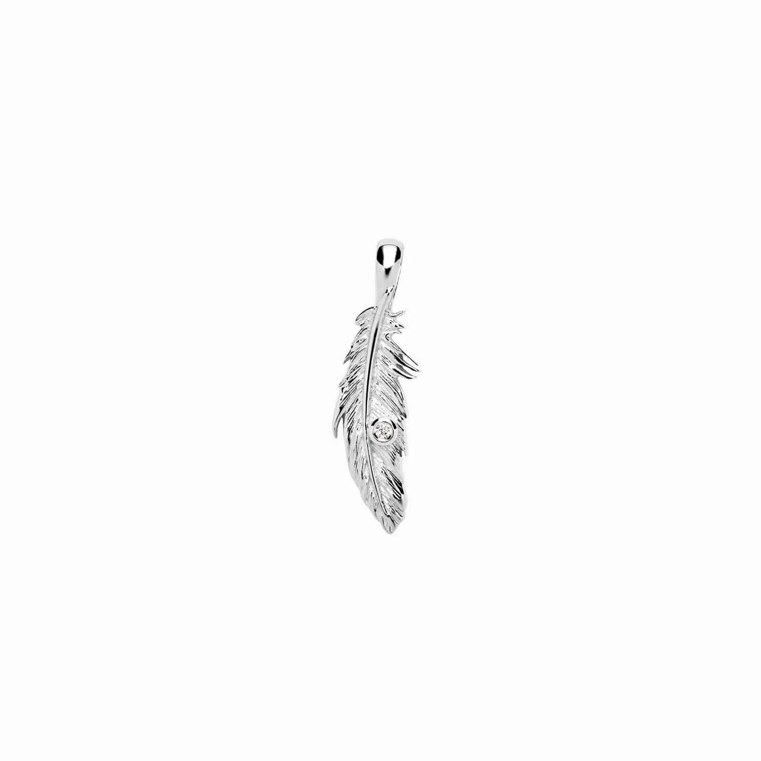 Diamond Feather Amulet