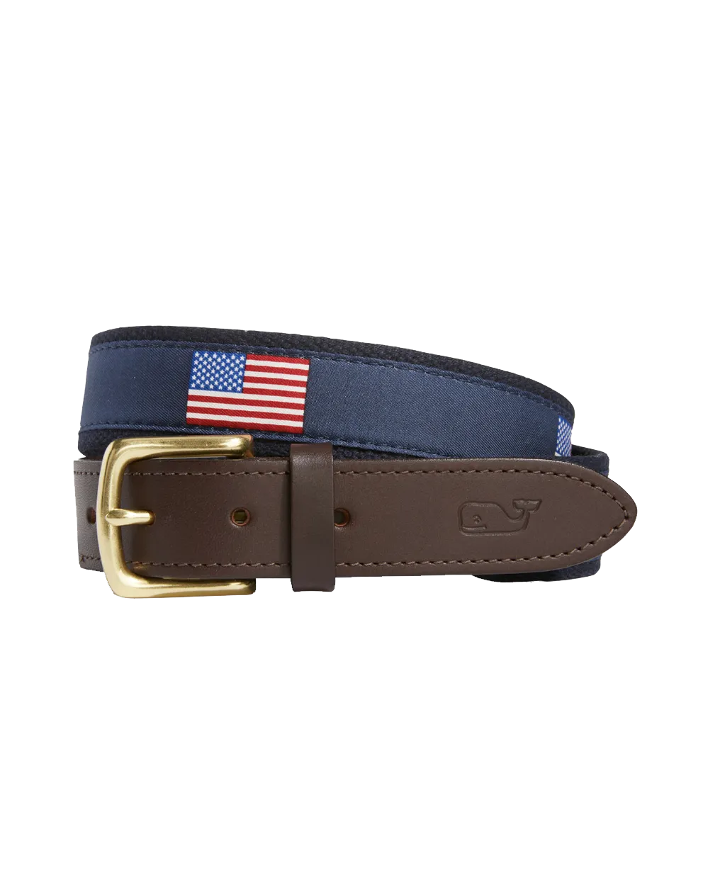 Flag Canvas Club Belt Navy