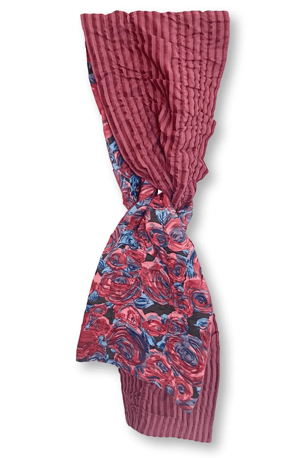 Floral Strip Scarf