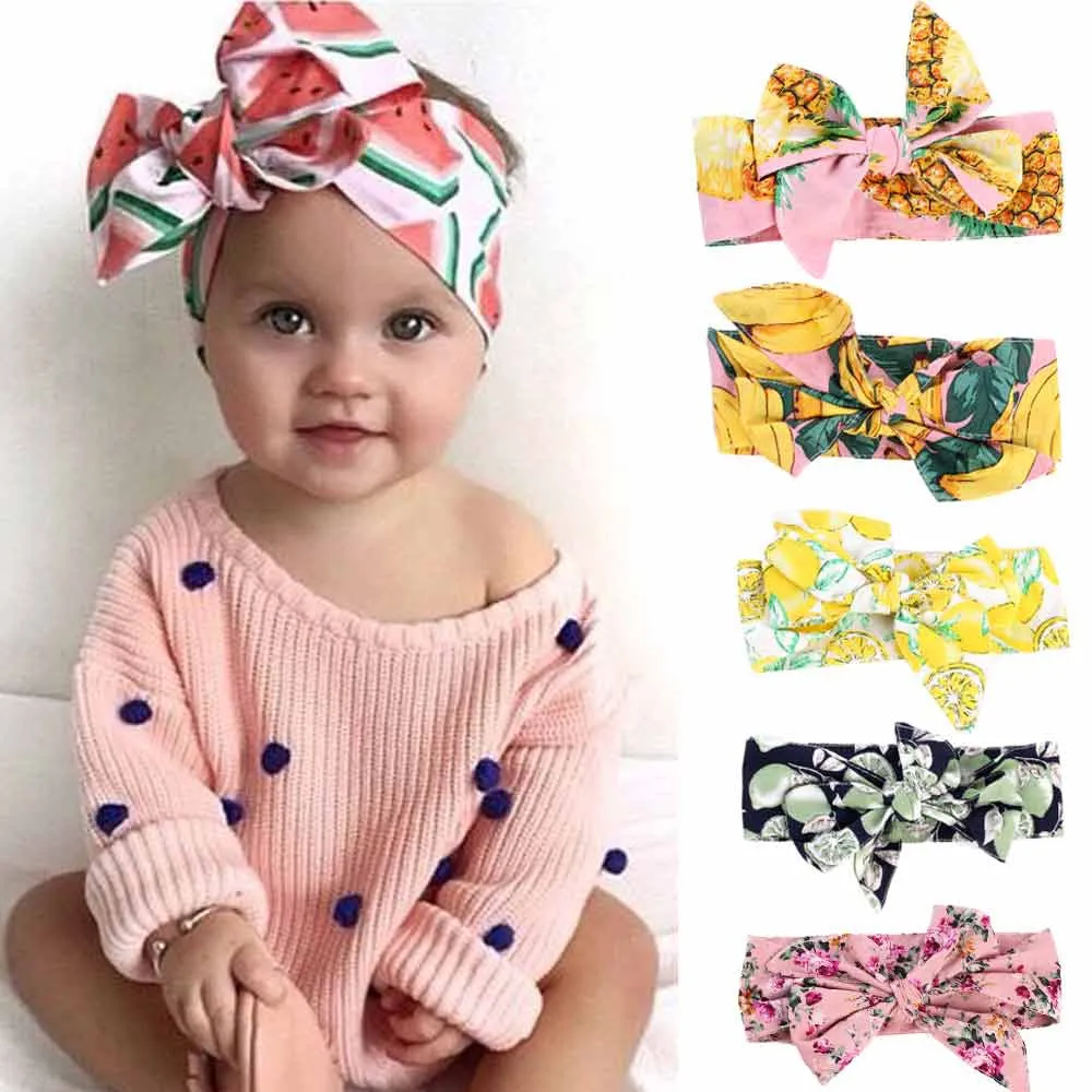 Girls Bowknot Tie Headband