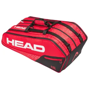 Head Core 9 Racquet Supercombi - Red/Black