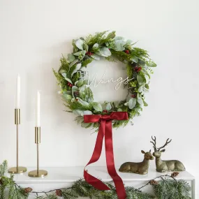 Holly Jolly Christmas Wreath