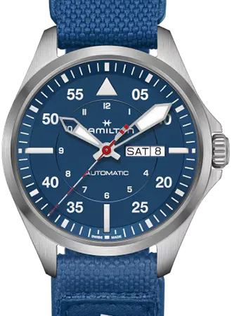 Khaki Aviation Pilot Day Date Auto - Air-Glaciers Edition Ref. H64655941