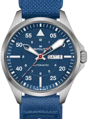 Khaki Aviation Pilot Day Date Auto - Air-Glaciers Edition Ref. H64655941