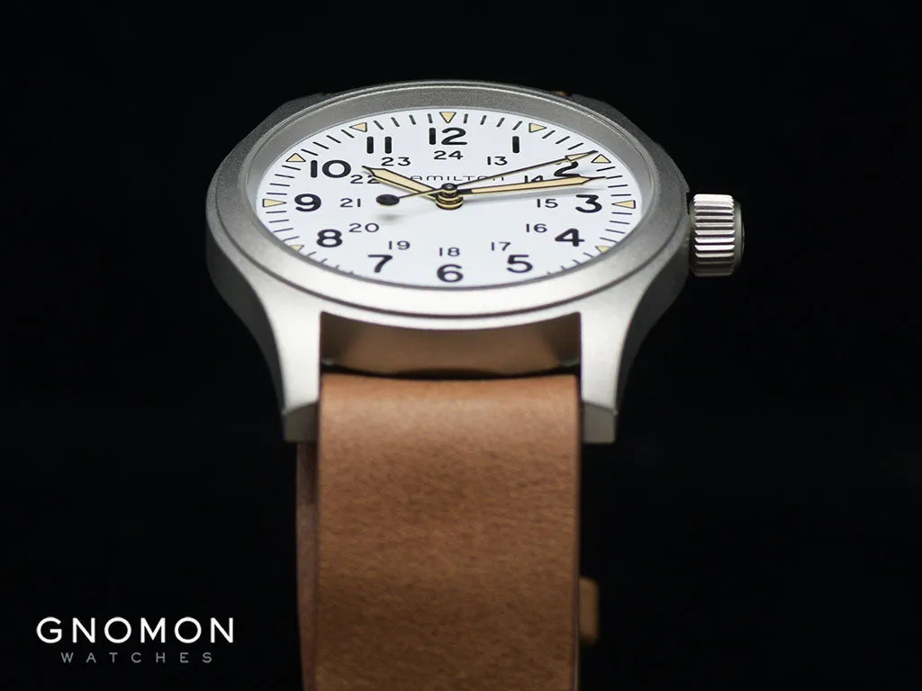 Khaki Field Mechanical Handwinding White 38 - Leather Ref. H69439511