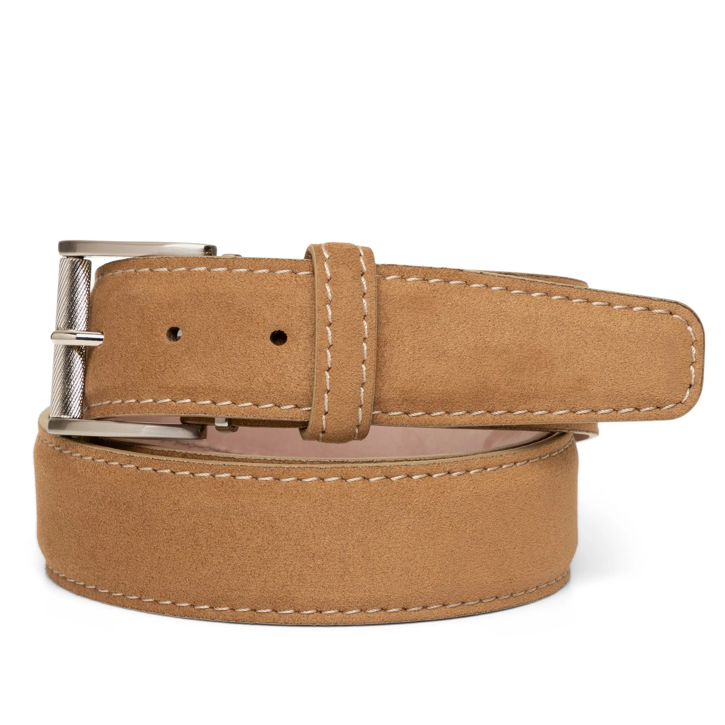 LEN Belt Alcantara Taupe STK